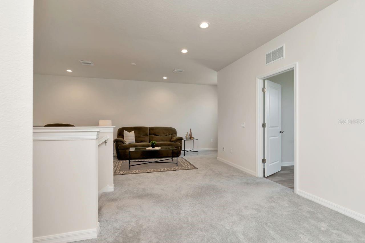 Loft showing doorway to Bedroom 1