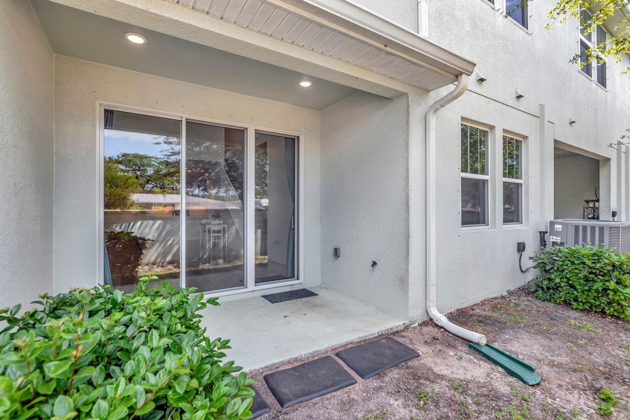 Rear Exterior Patio