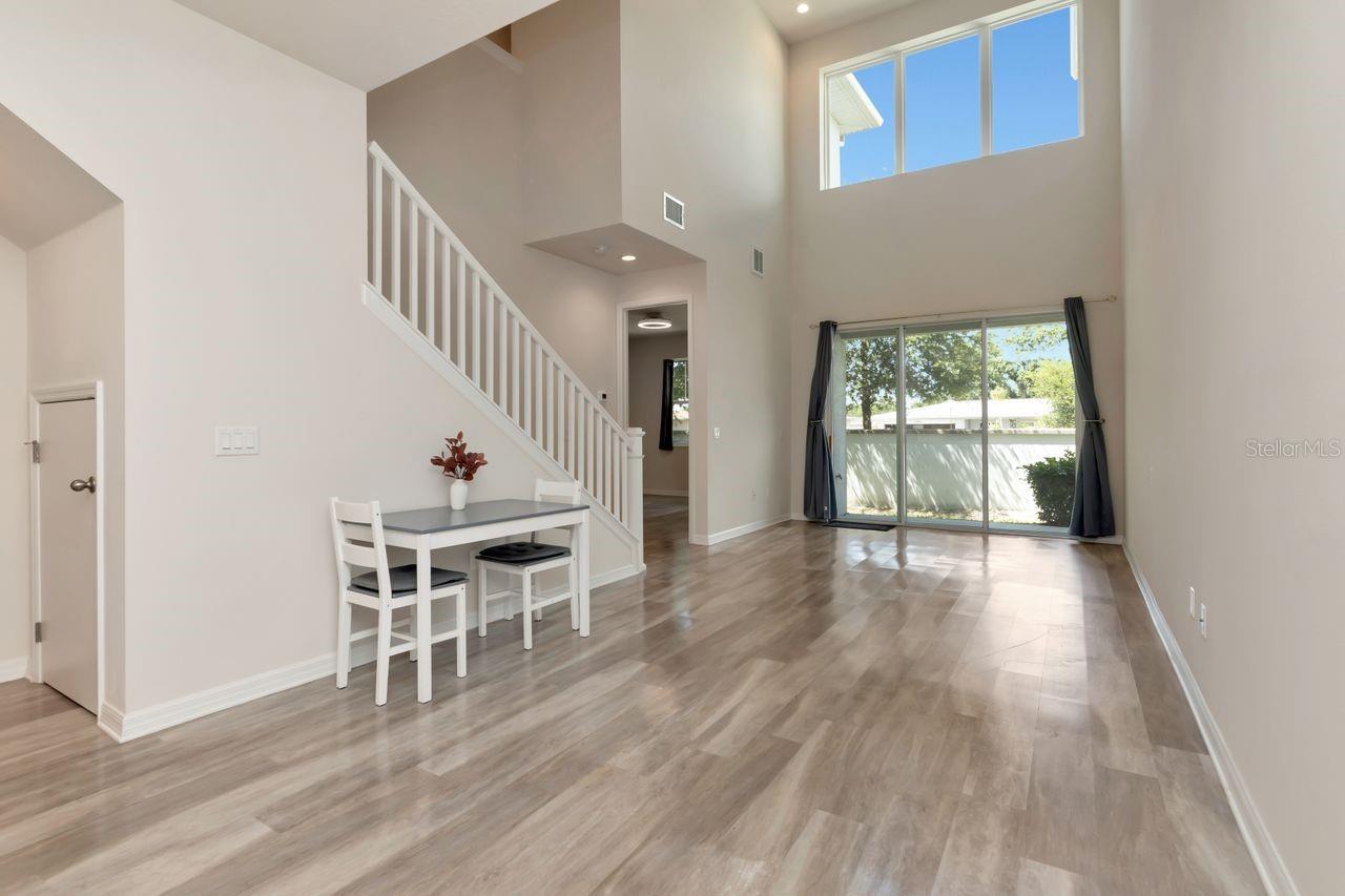 Dining Living area combination