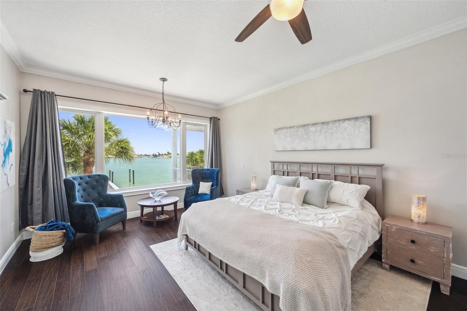 Master bedroom suite.