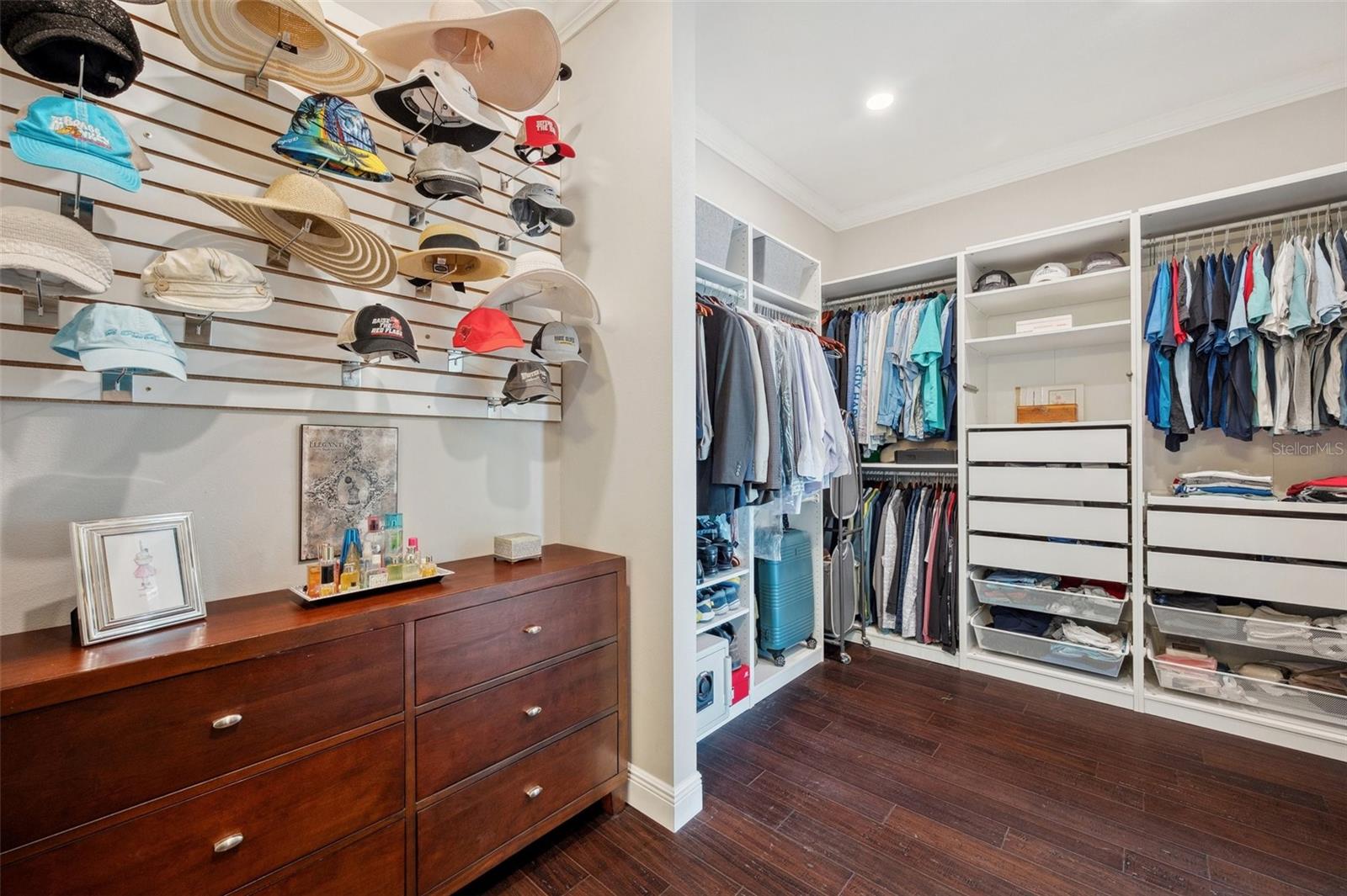 Master bedroom closet
