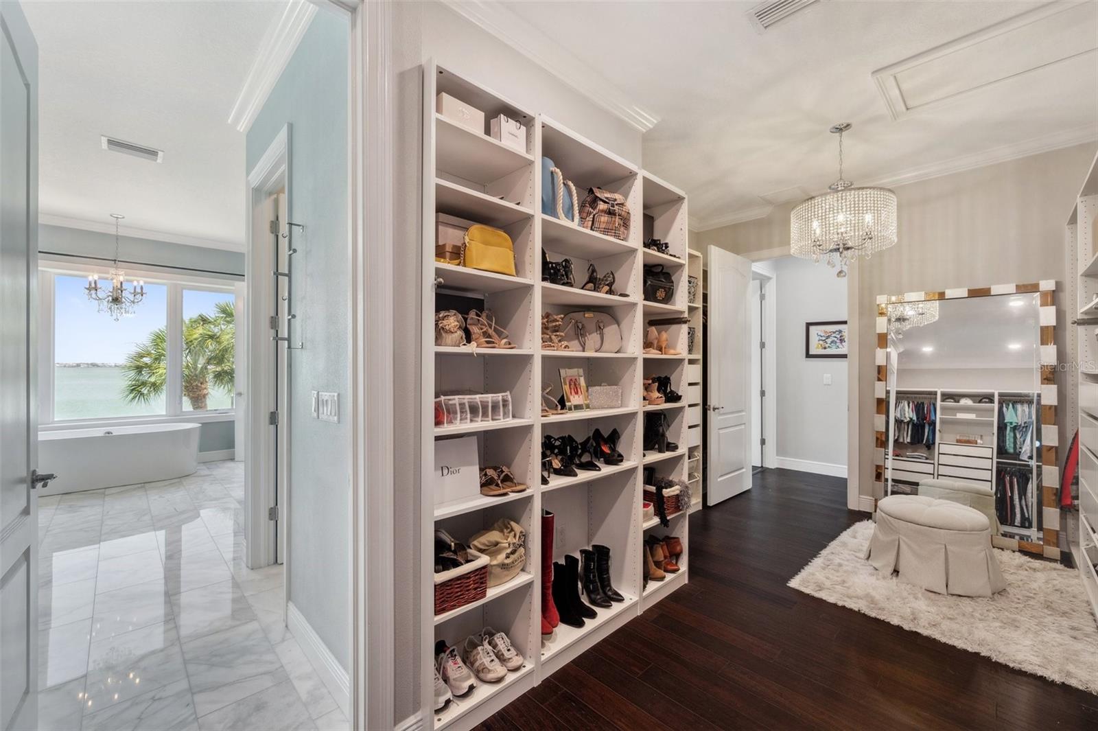 Master bedroom closet