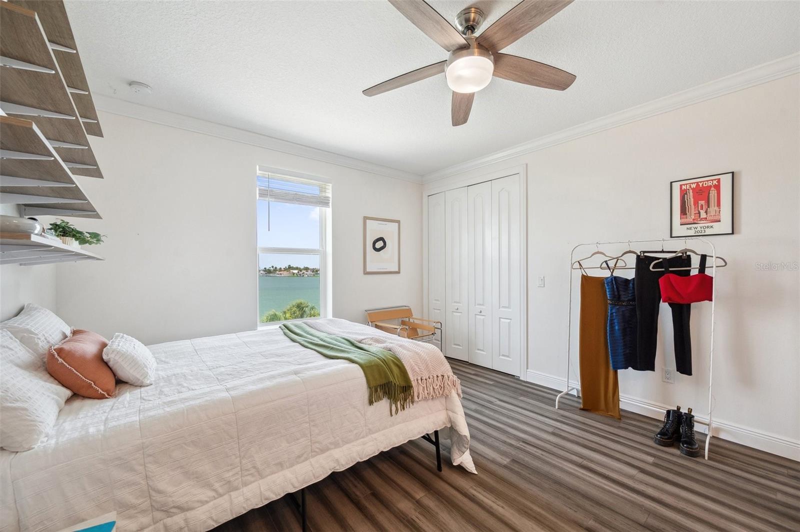 Spacious bedroom suite on 3rd floor. Yes, this one also has a water view.