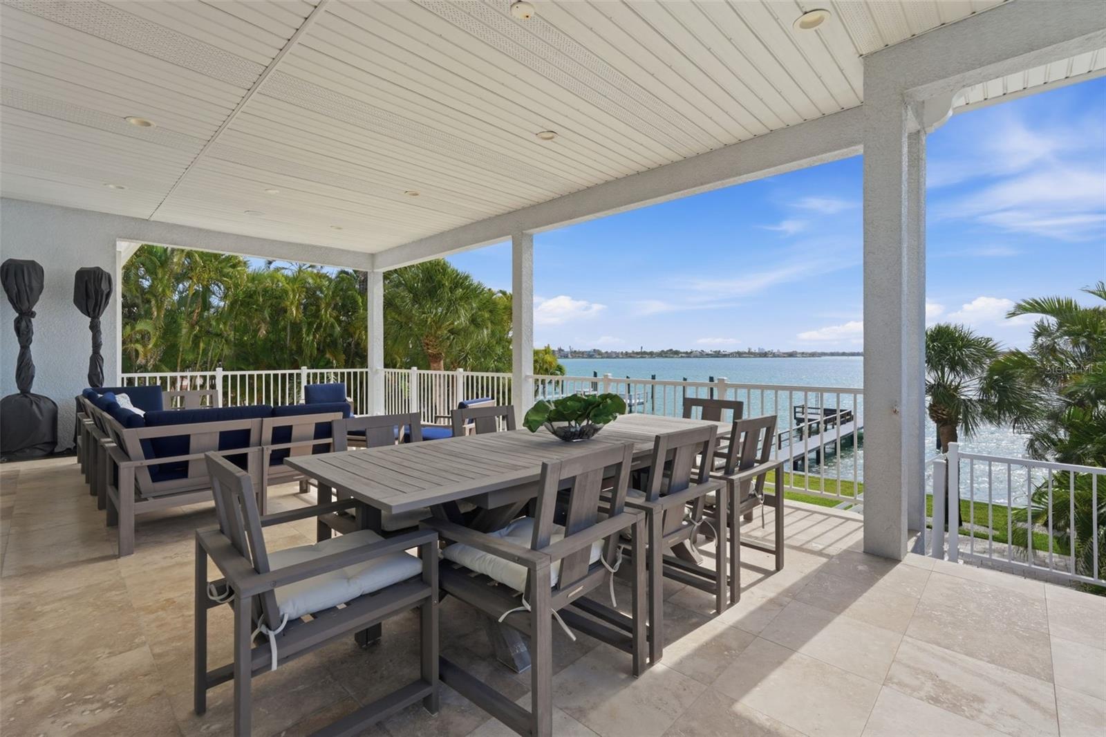 Imagine this outdoor waterfront setting for your next happy gathering. It's provided a fabulous venue for many-a merrymaking and memory making events and is ready for its next chapter.