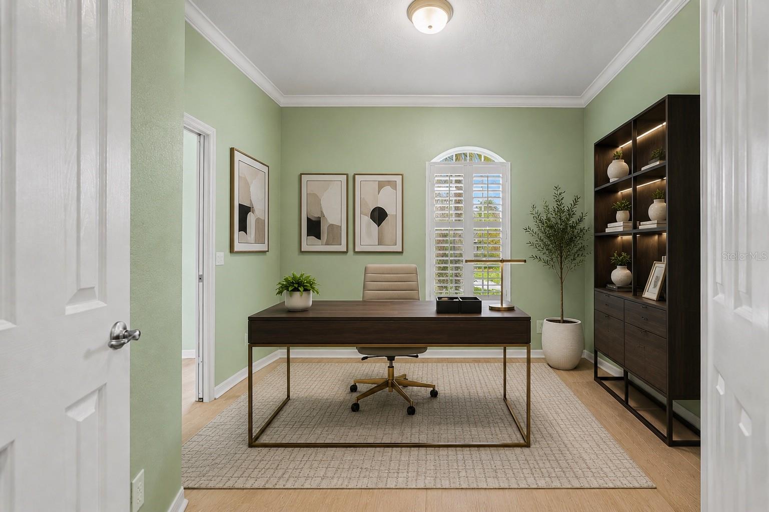 Office space staged