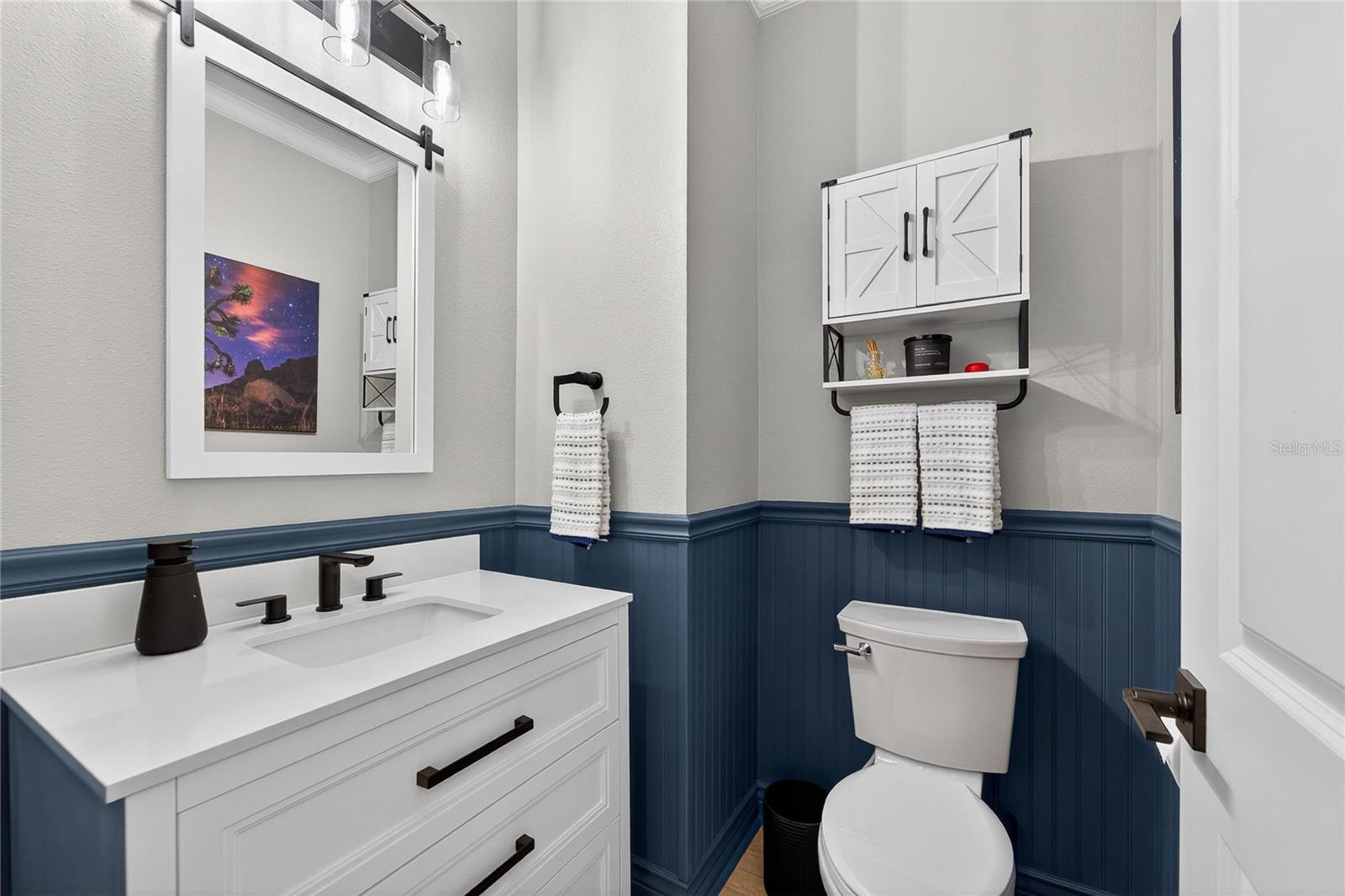 1st floor half bath