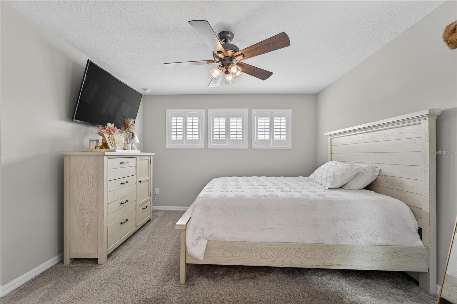 Upstairs bedroom with ensuite bathroom