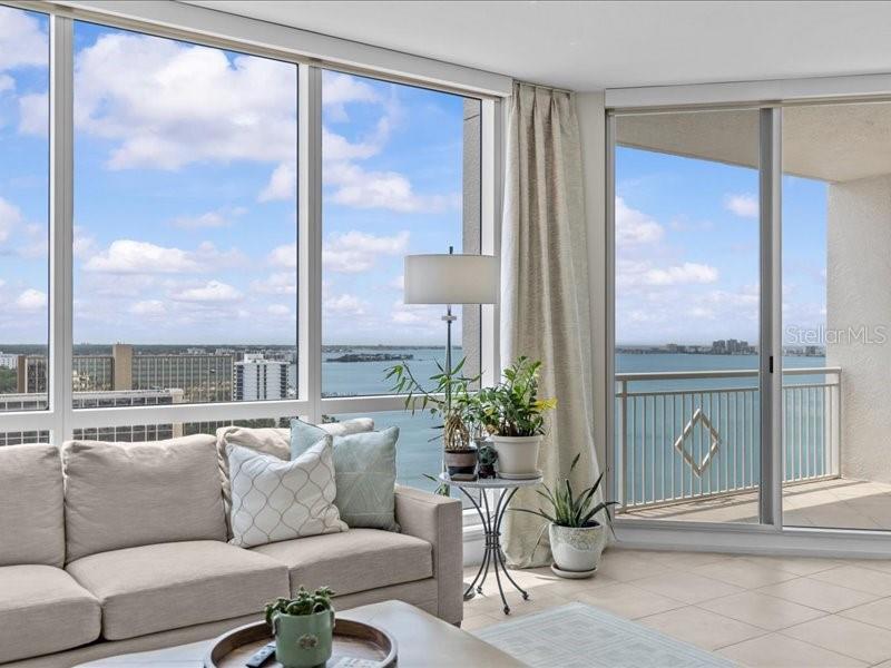 Living room with a view!