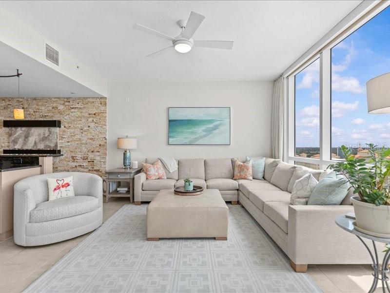 Living room with a view!