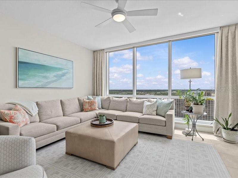 Living room with a view!