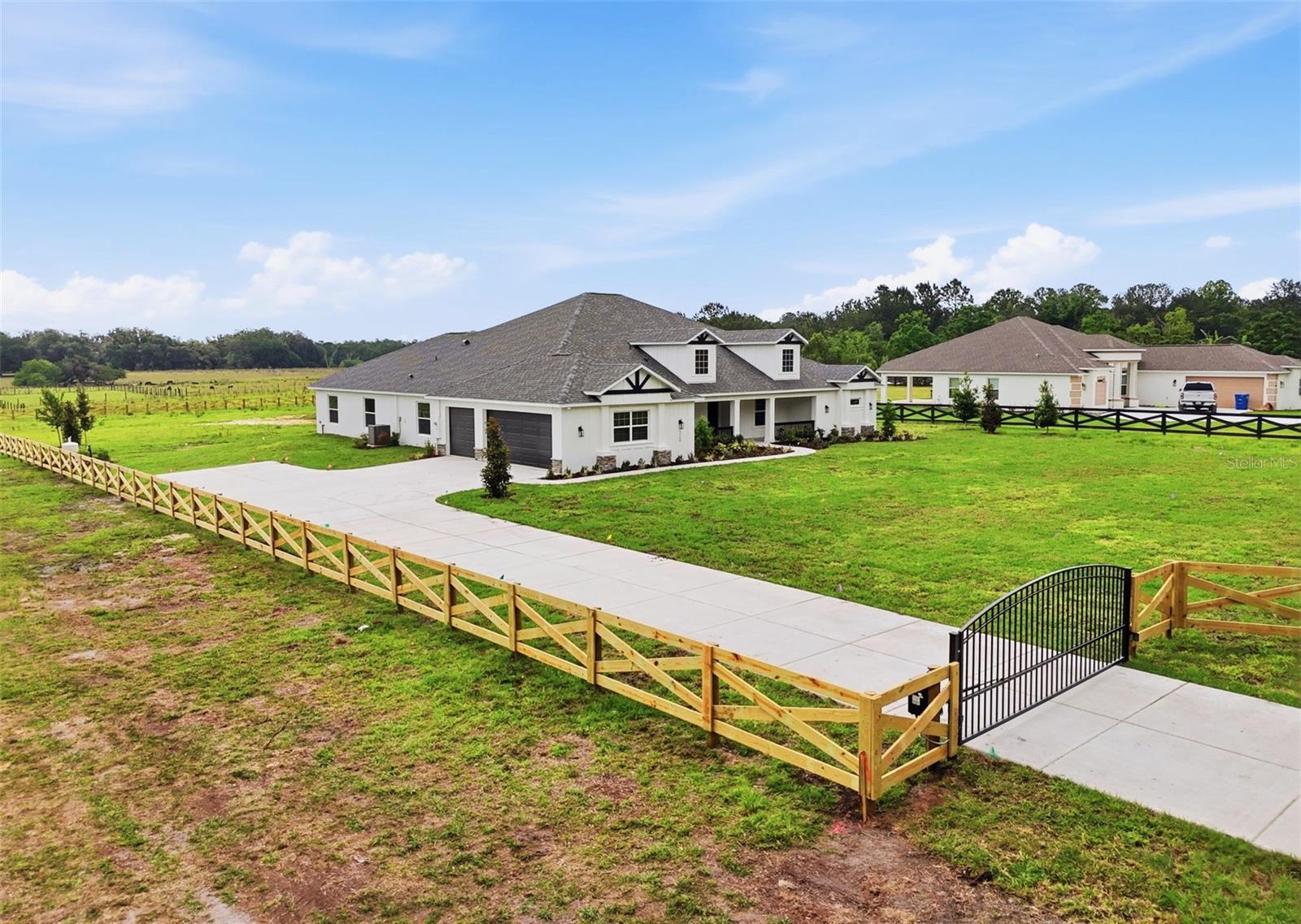 Aerial of 1.25 Acre Estate