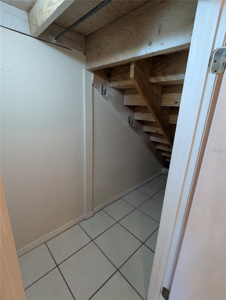 Great Under stairway storage!!