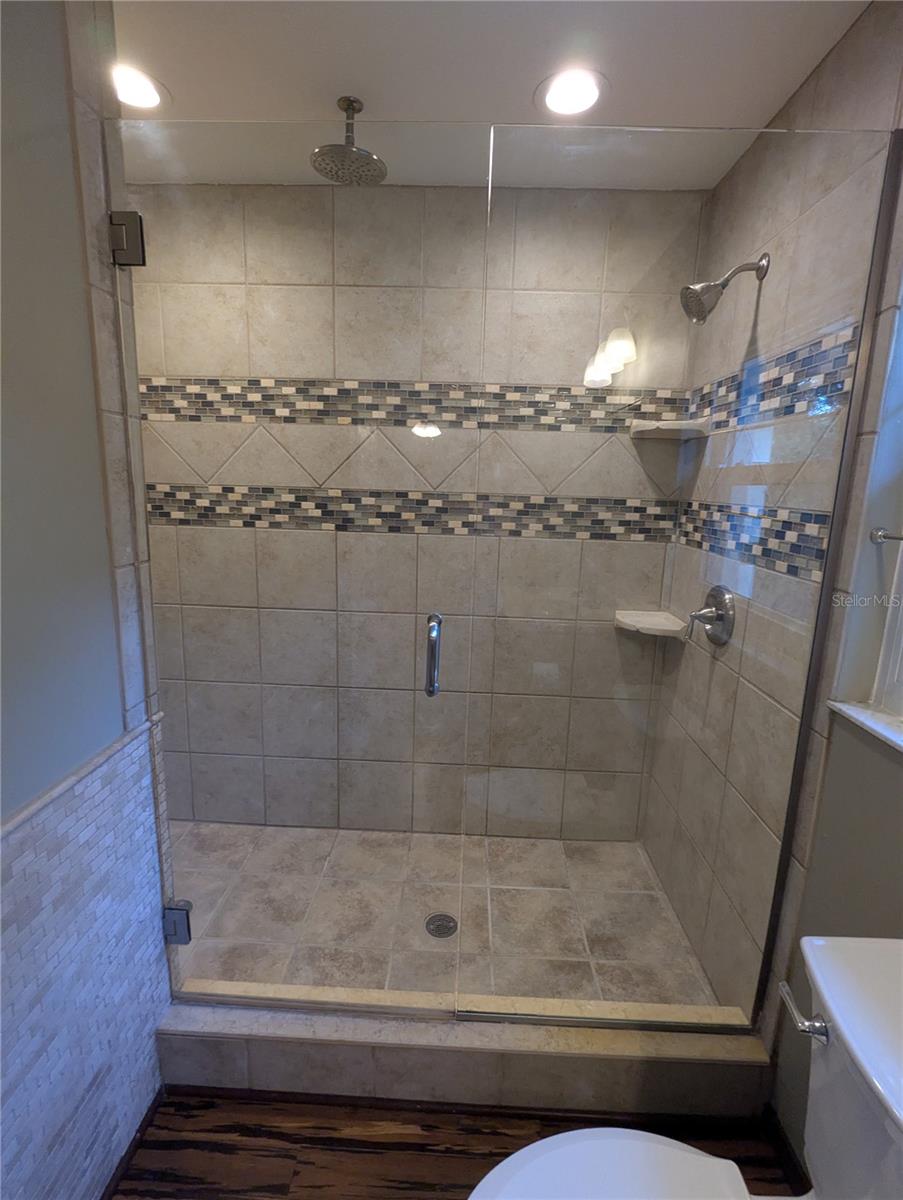 Phenomenal walk-in shower!