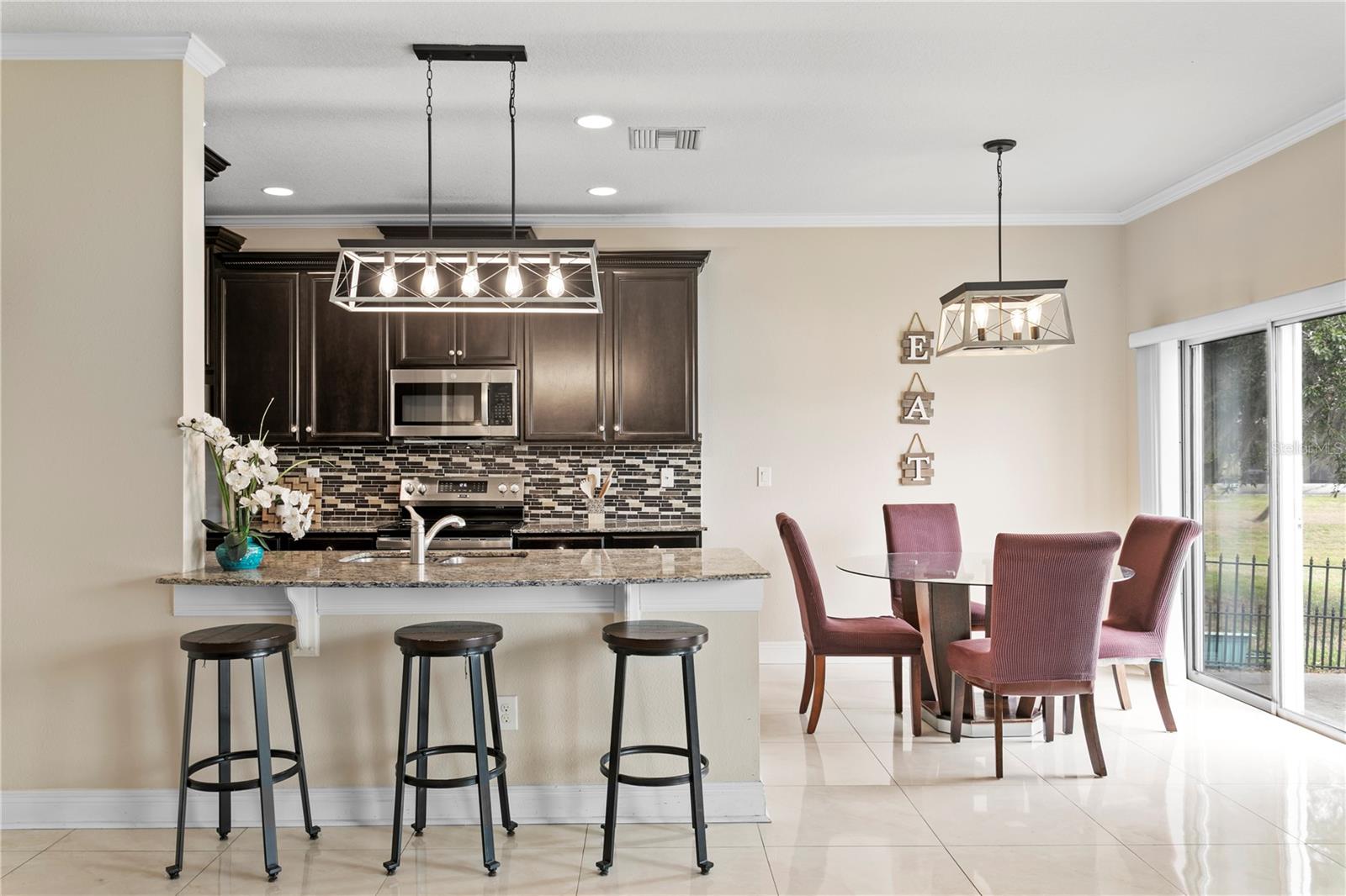 Large entertaining kitchen