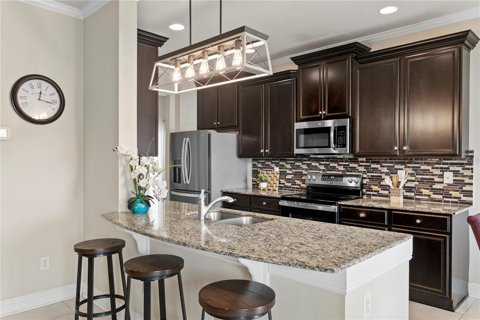 Breakfast bar seating