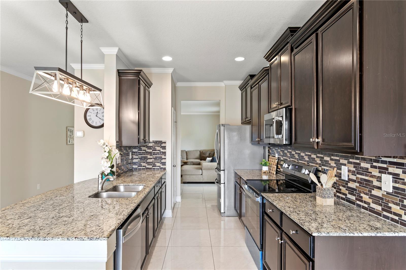 Pass through from kitchen to living room