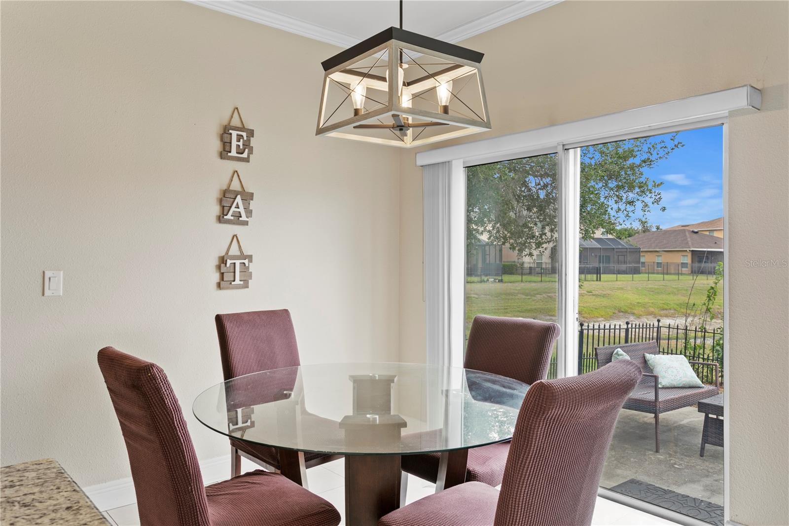 Upgraded lighting fixtures throughout