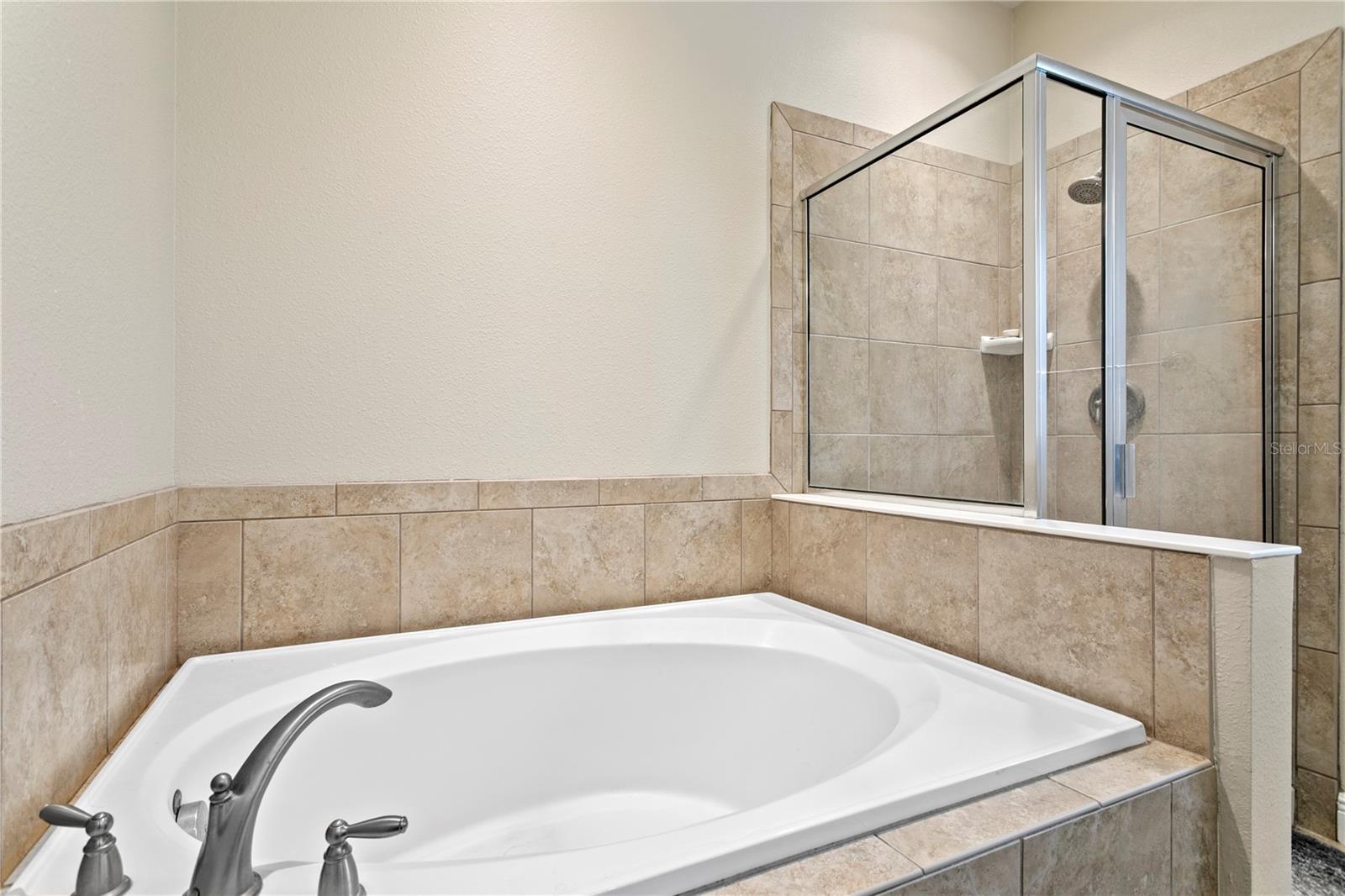 Garden tub in primary bath