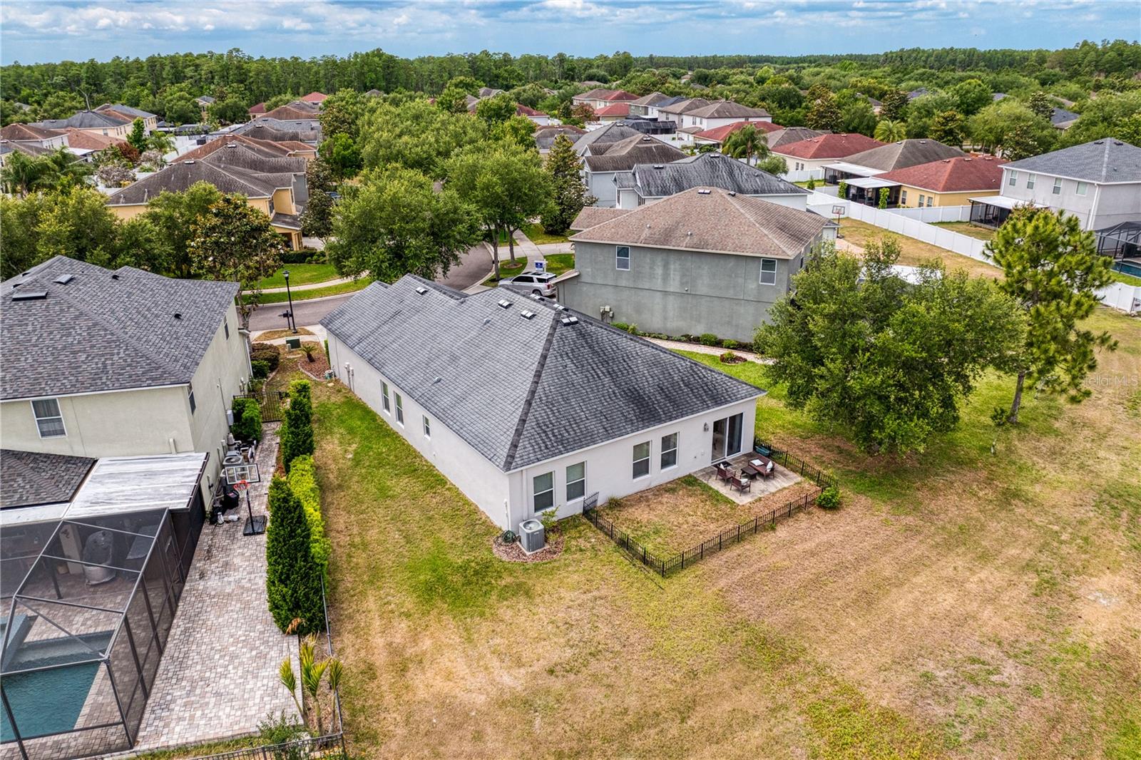 Plenty of room for future pool or screened lanai