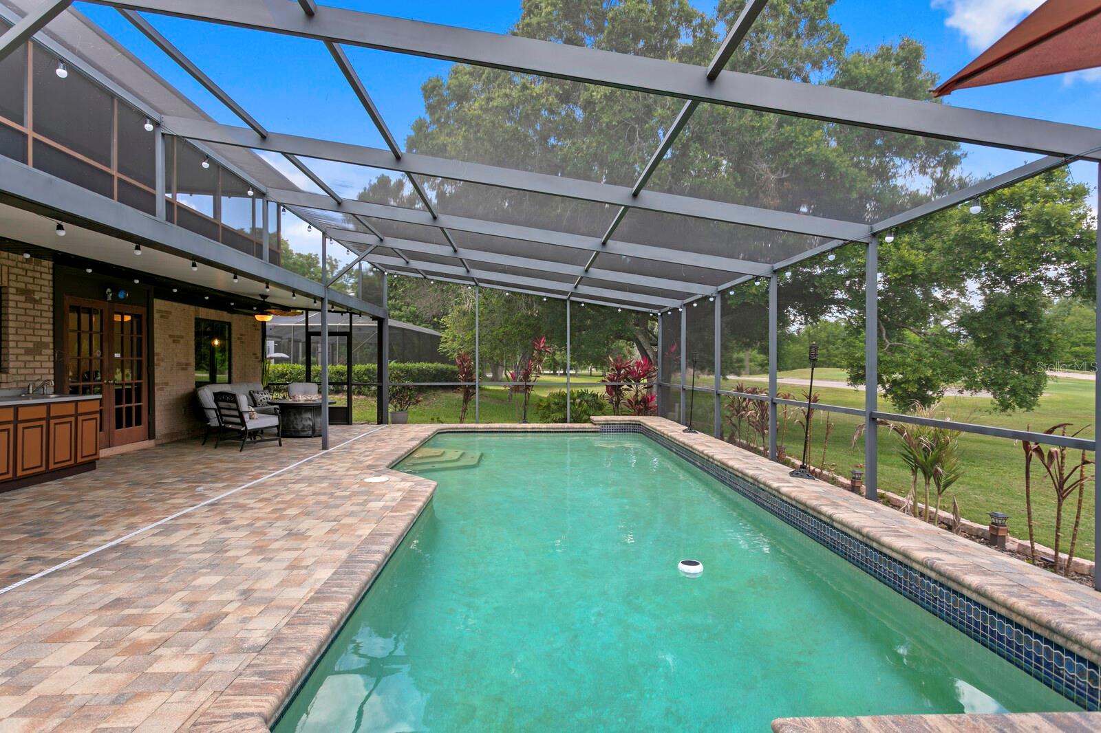 Swim some laps in your private pool