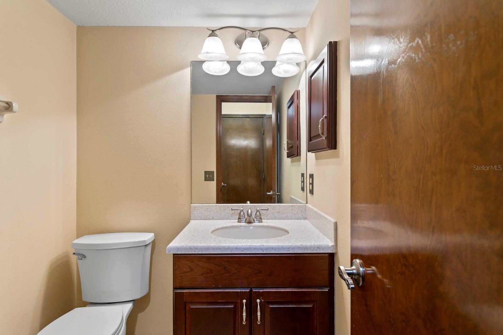 1st floor half bath
