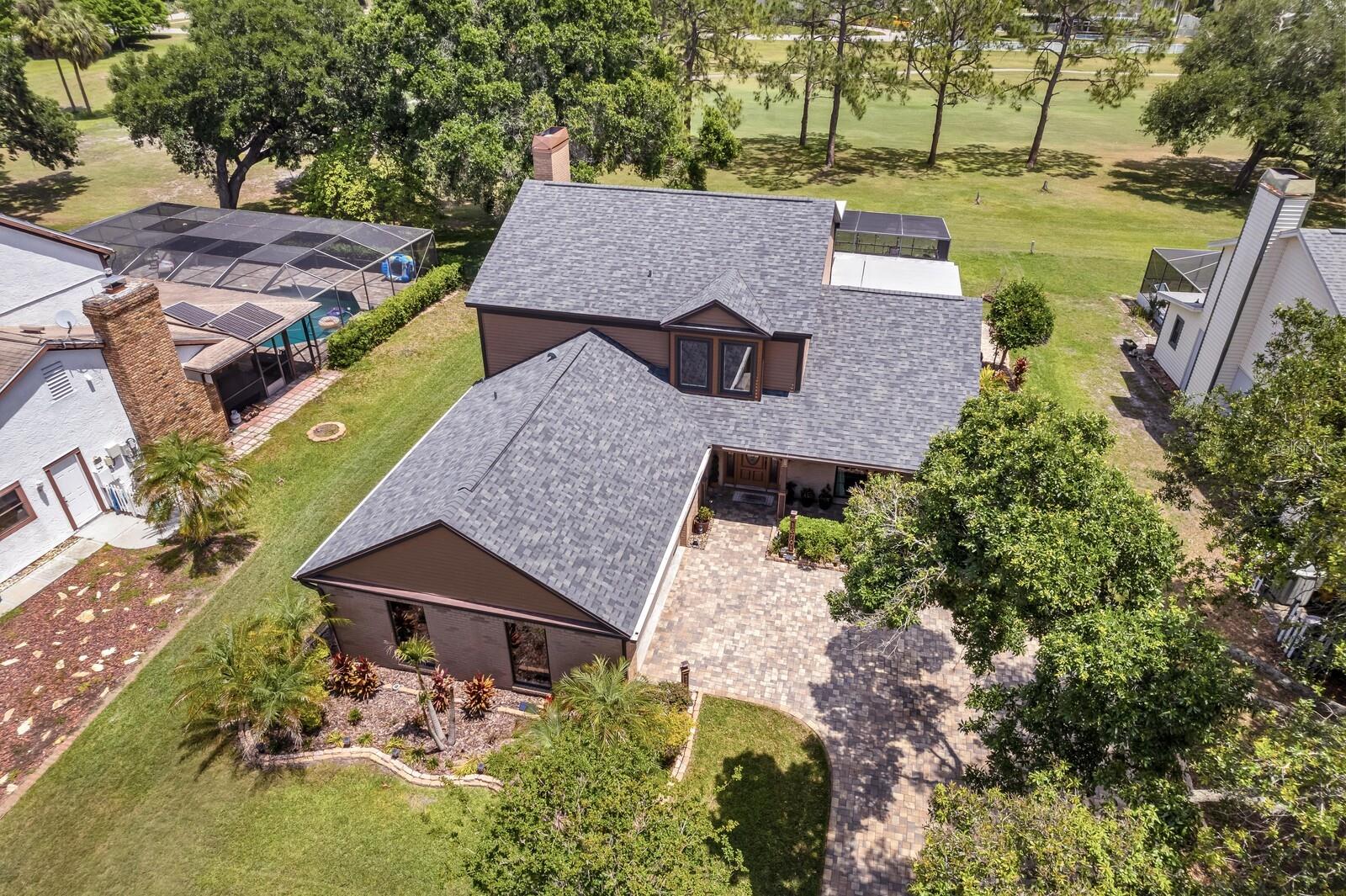 New dimensional shingle roof
