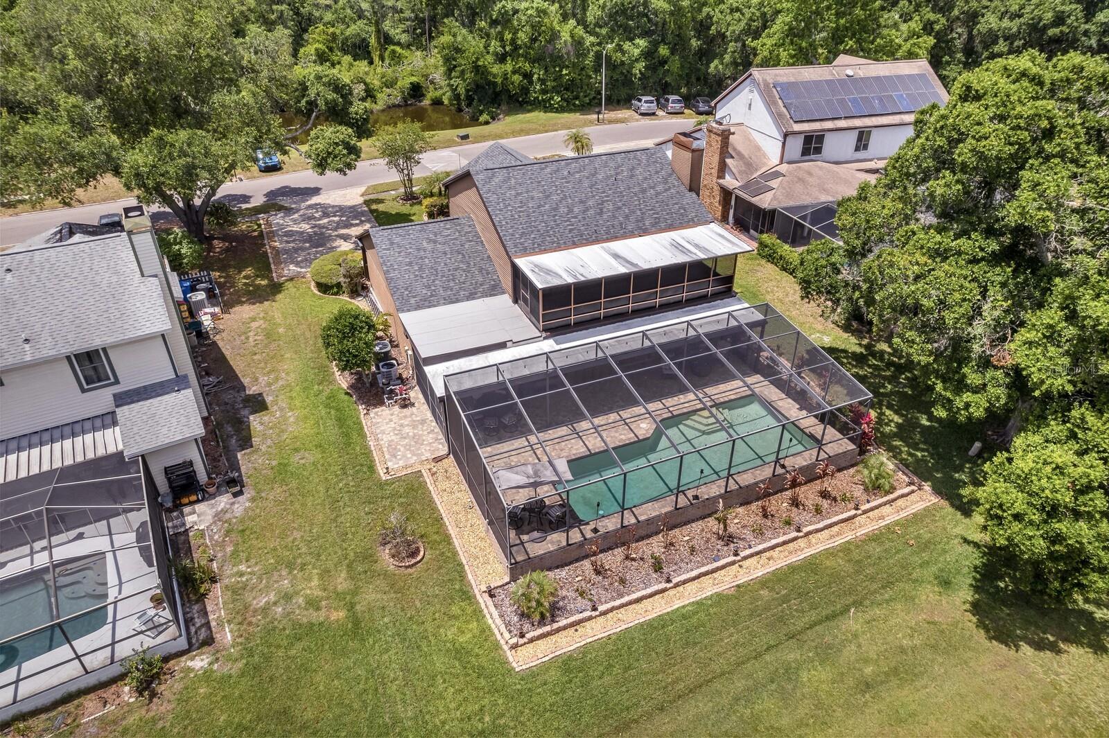Located at the northern end of the golf course community