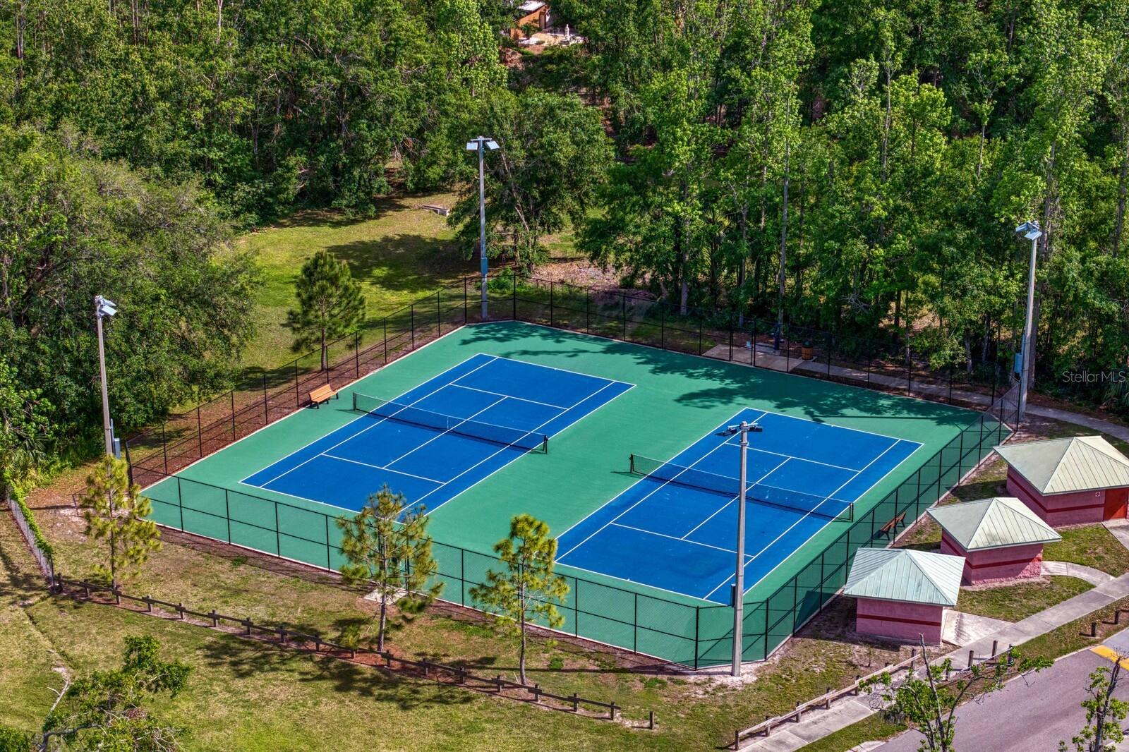Tennis courts at Northdale Park