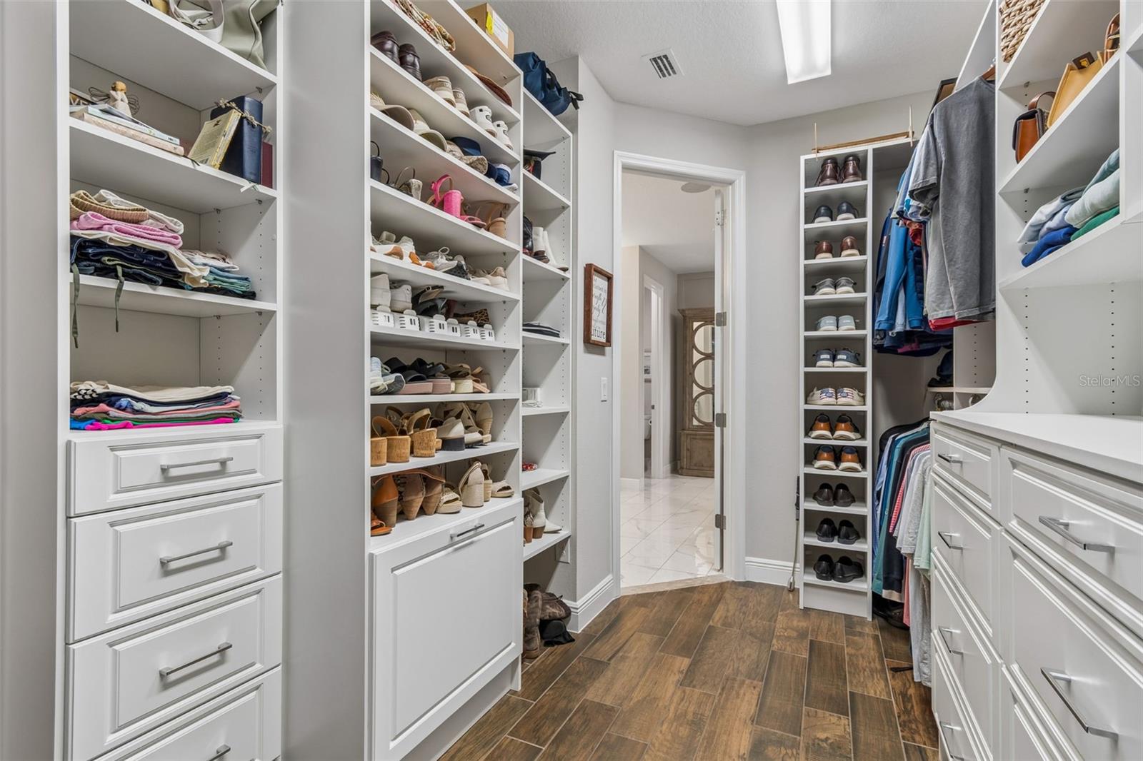 Primary walk in closet