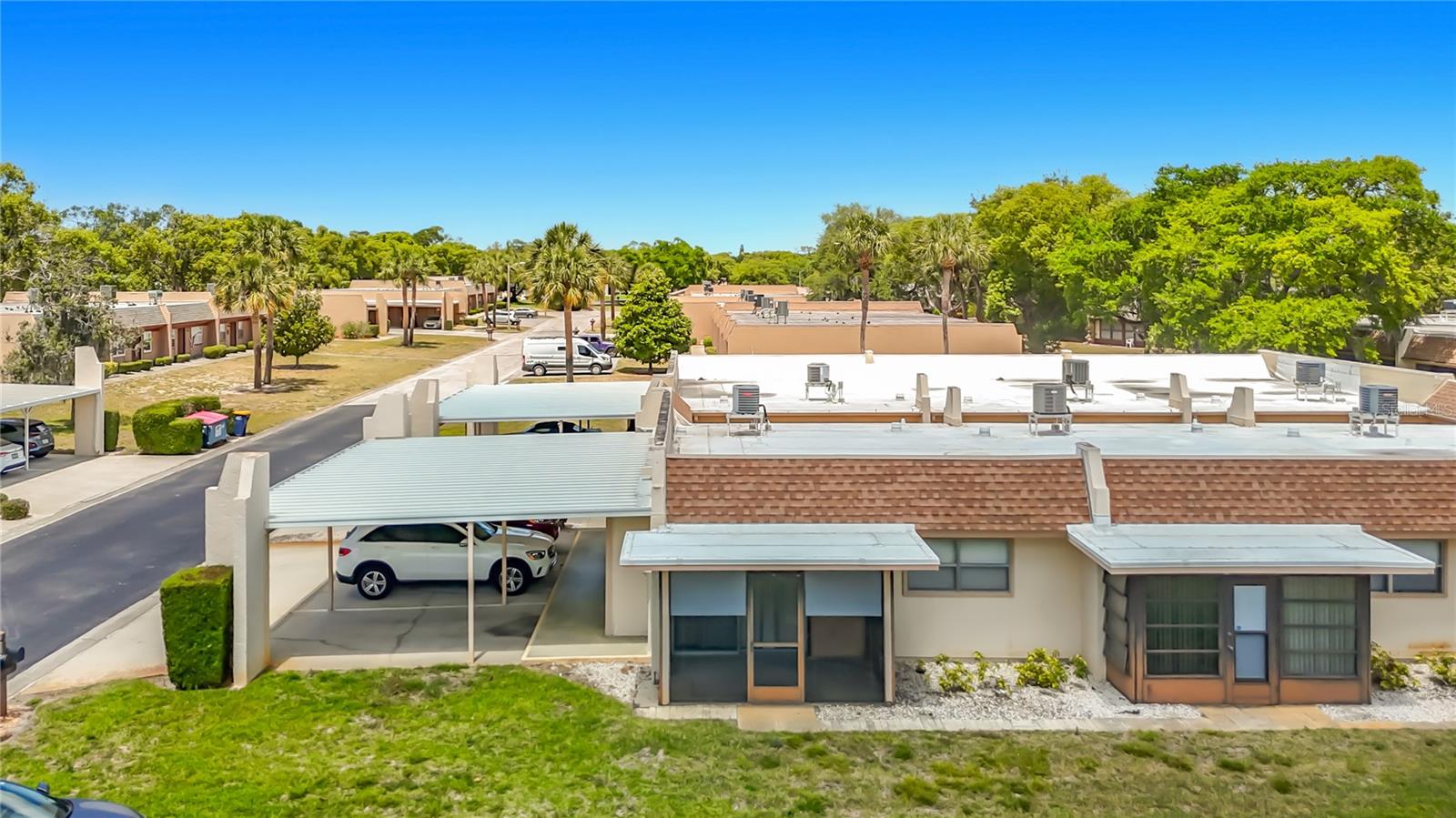aerial view of condo