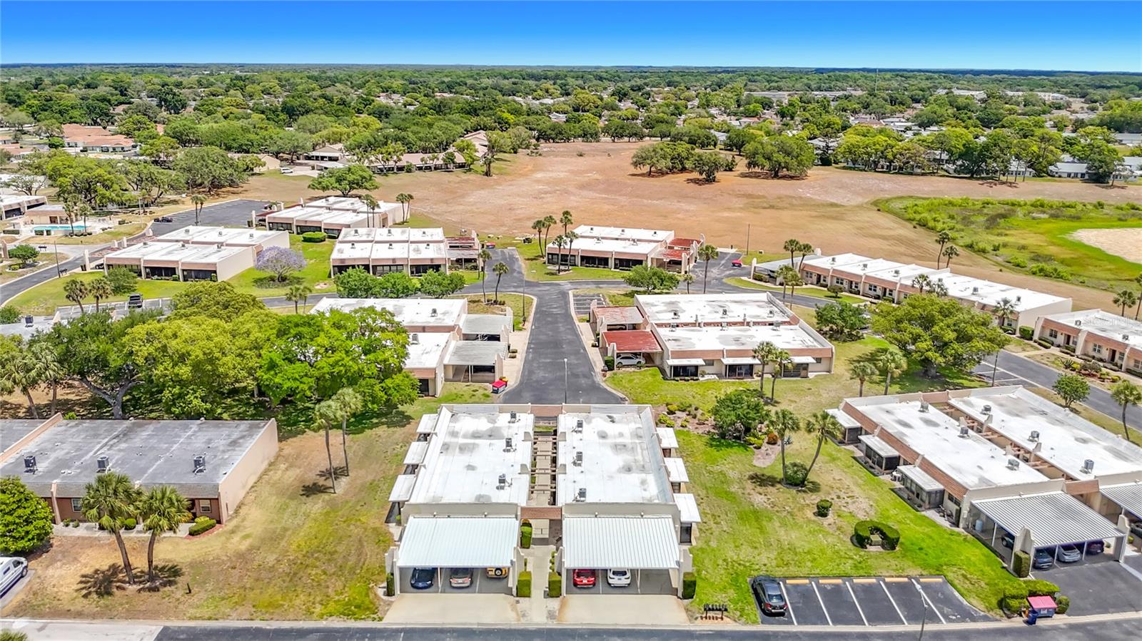 aerial view of neighborhood