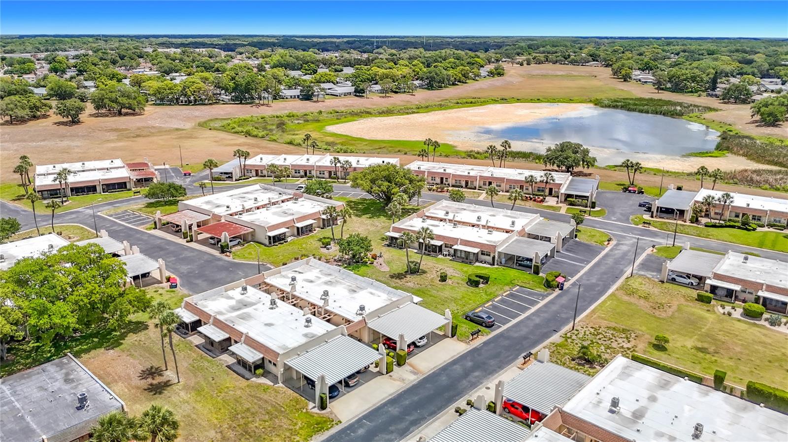 aerial view of neighborhood