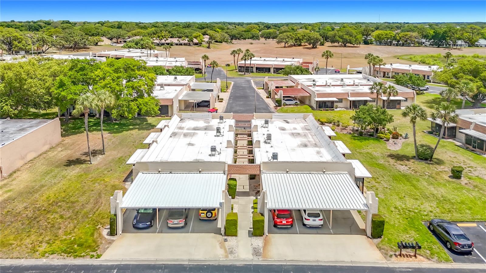 aerial view of neighborhood