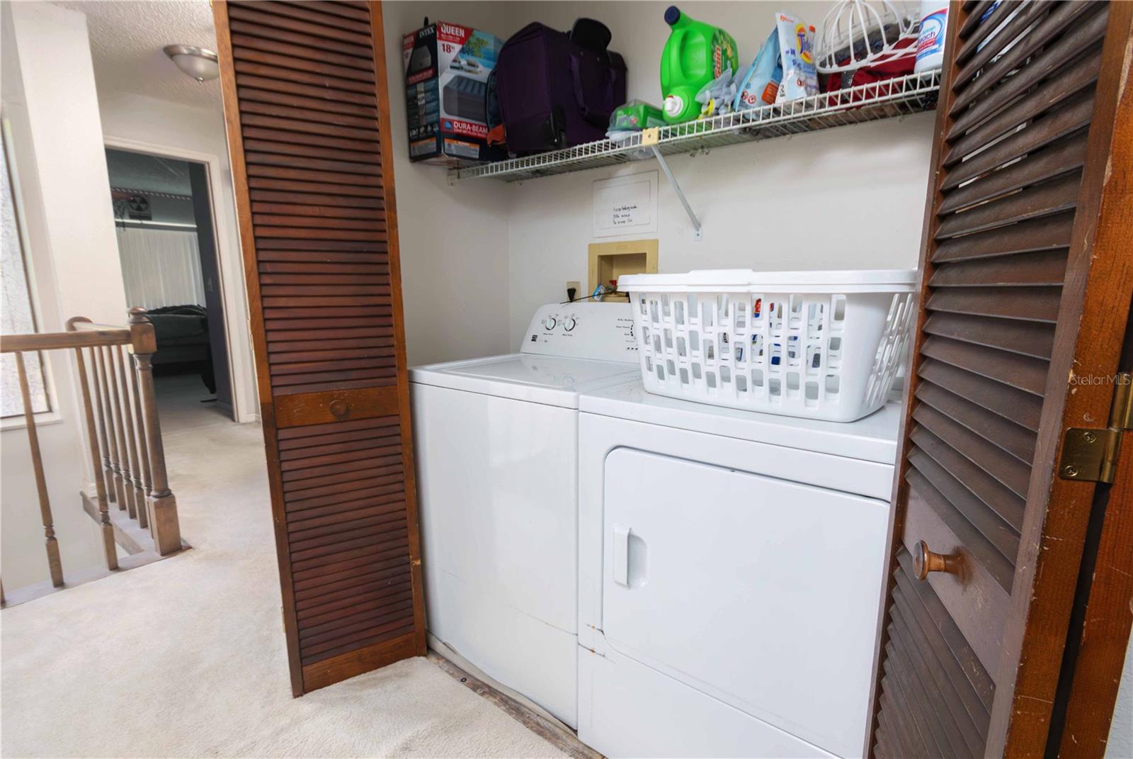 in unit laundry room