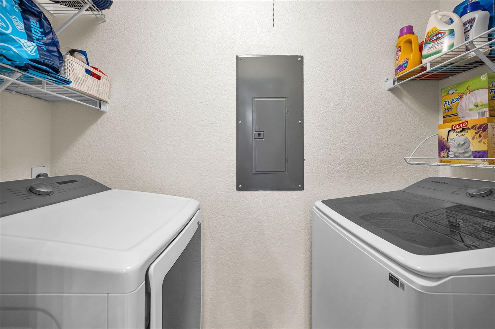 Laundry Closet off the kitchen