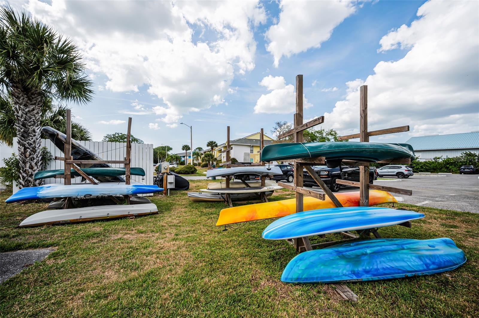 Kayak Storage area