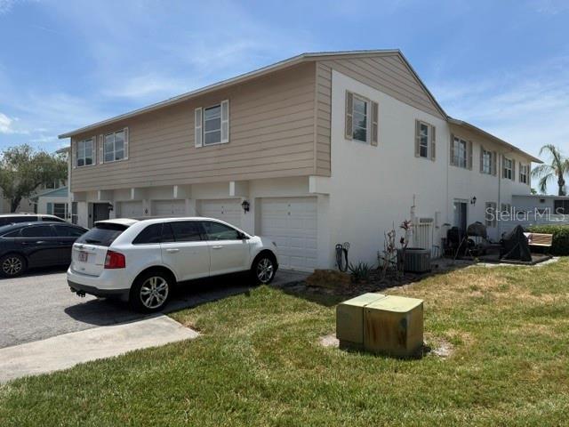 Left side of attached home