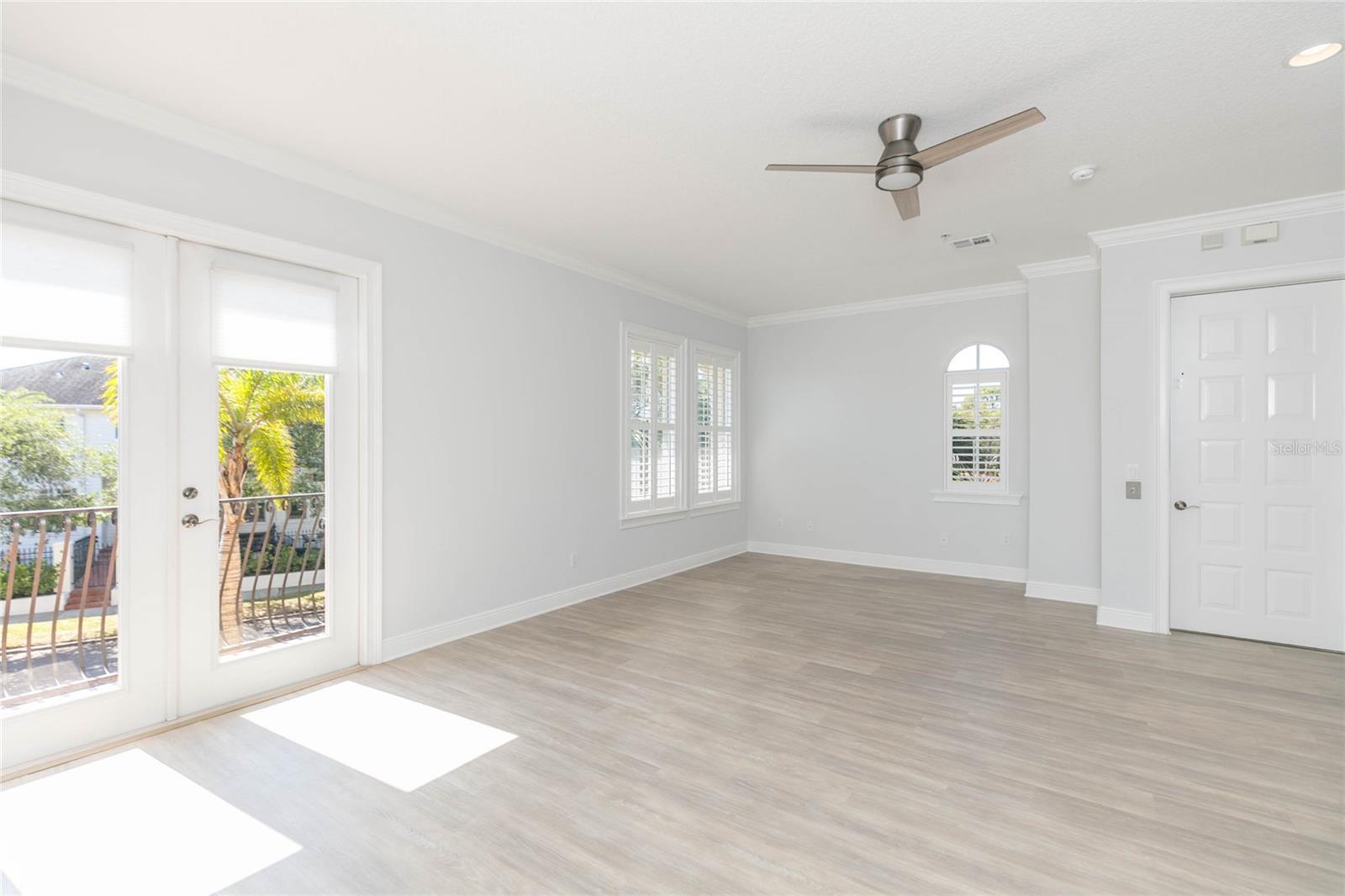 Bright open space and large.