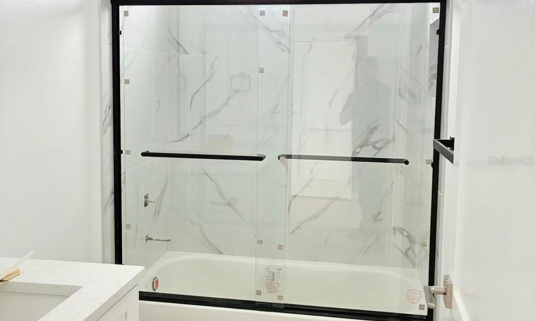 Partial bathroom view