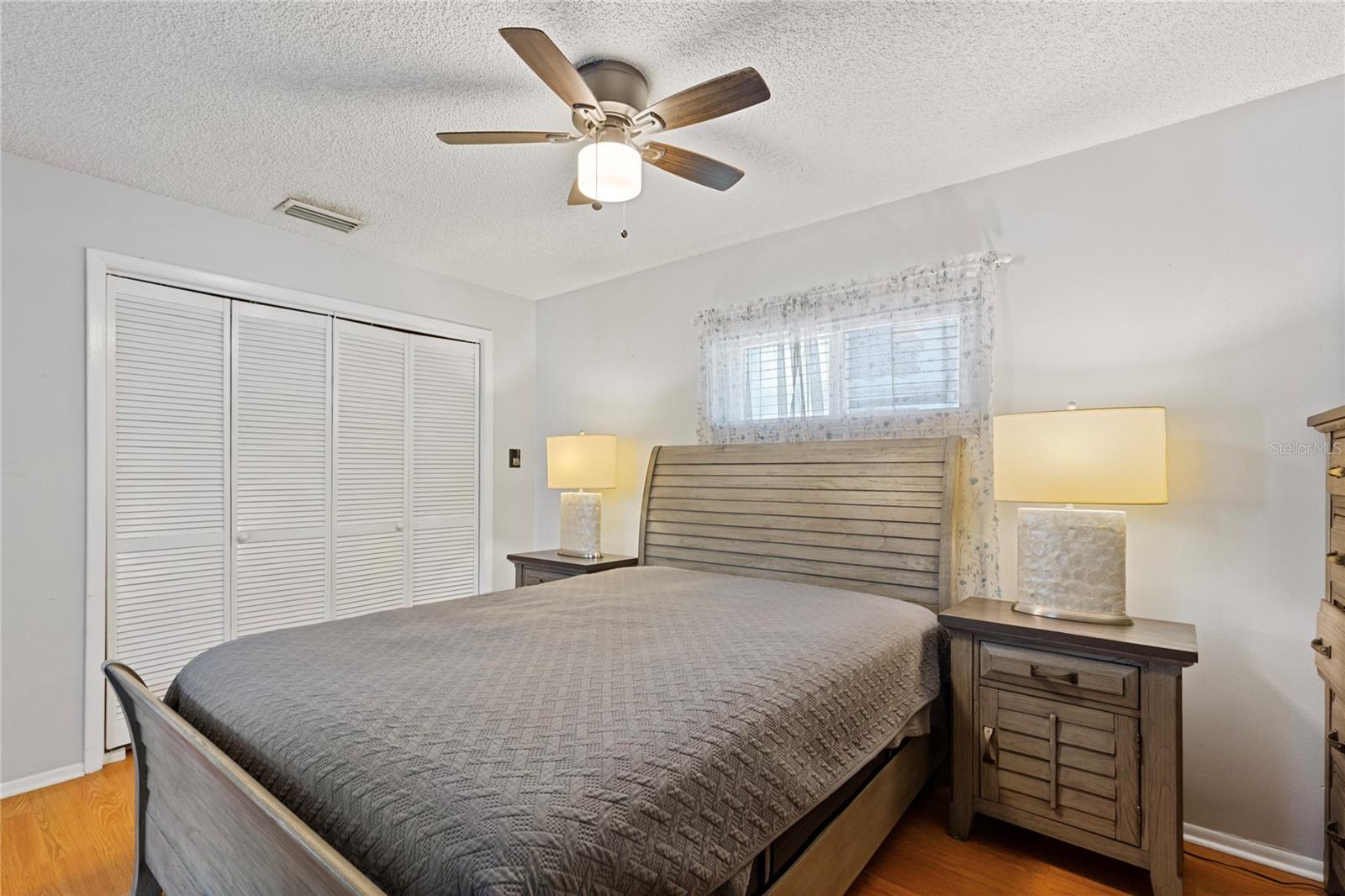 Primary Bedroom with double reach in closet