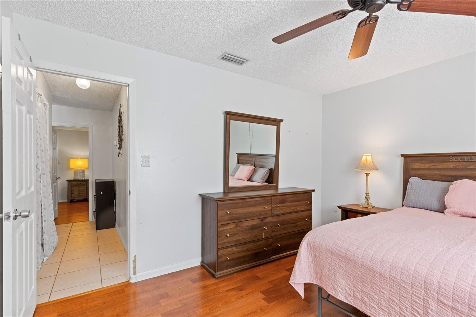 2nd bedroom split from Primary with 2nd bath in between