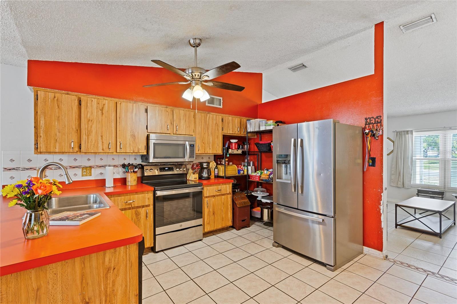 Kitchen with stainless steal appliances