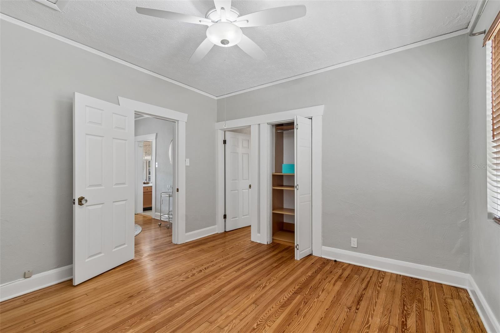 Bedroom 2 with dual closets