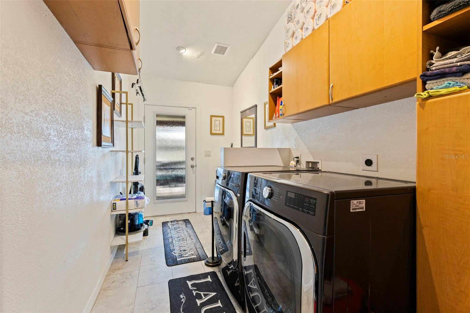 Pool Bath access and laundry room