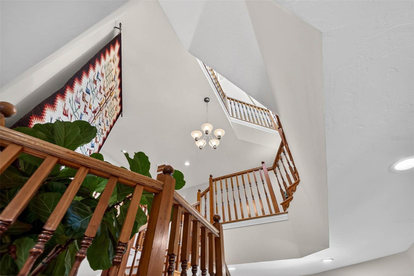 Ornate wood railings