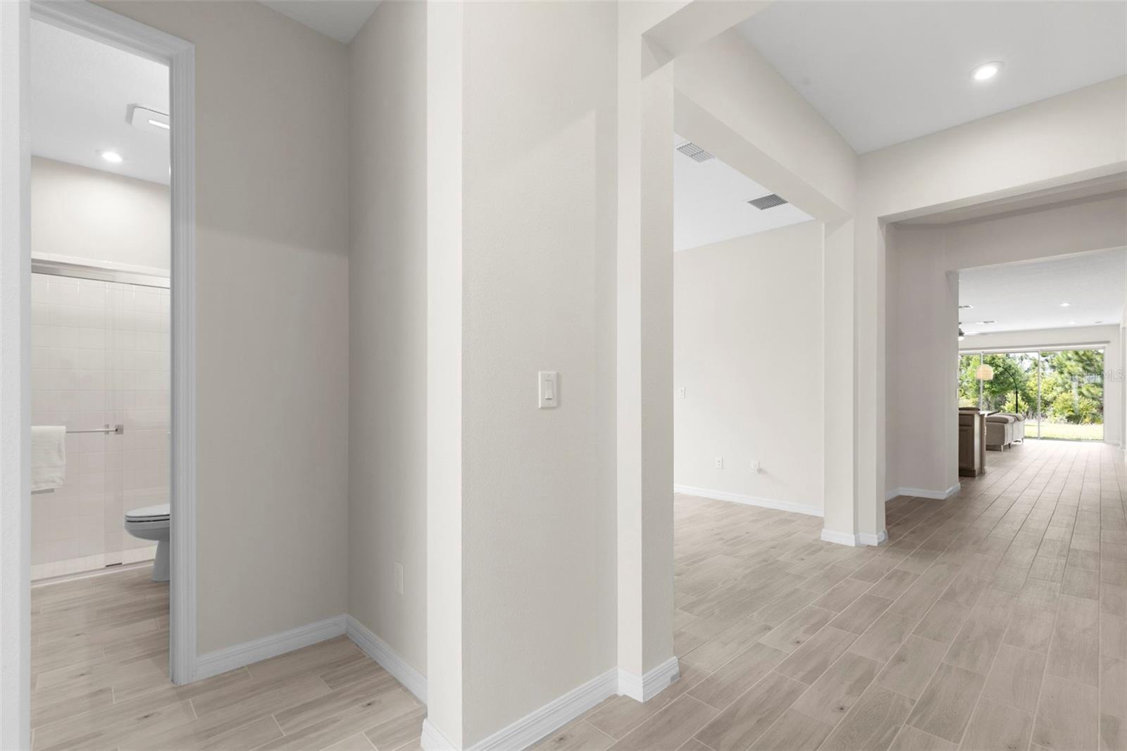 Hallway To Bedroom Two/Full Bathroom