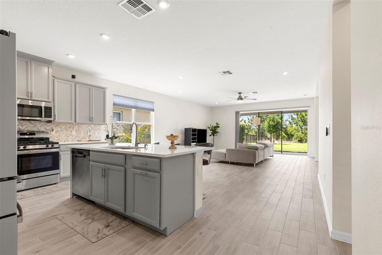 Kitchen-Wood Panels (Island)