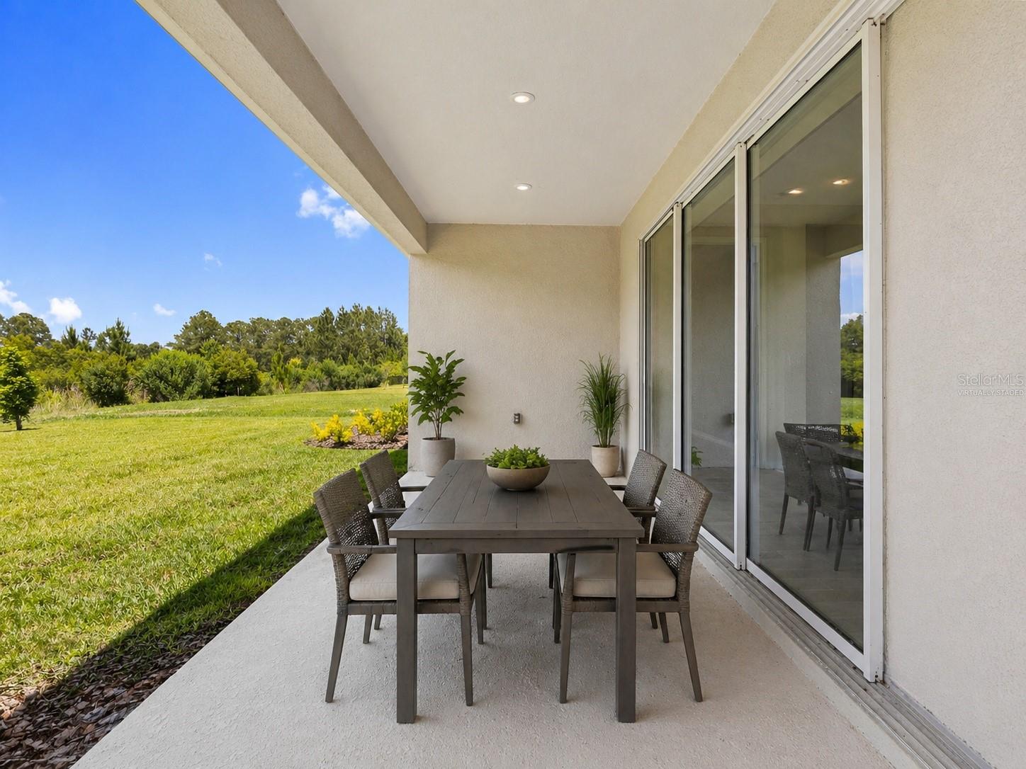 Virtually Staged- Covered Lanai