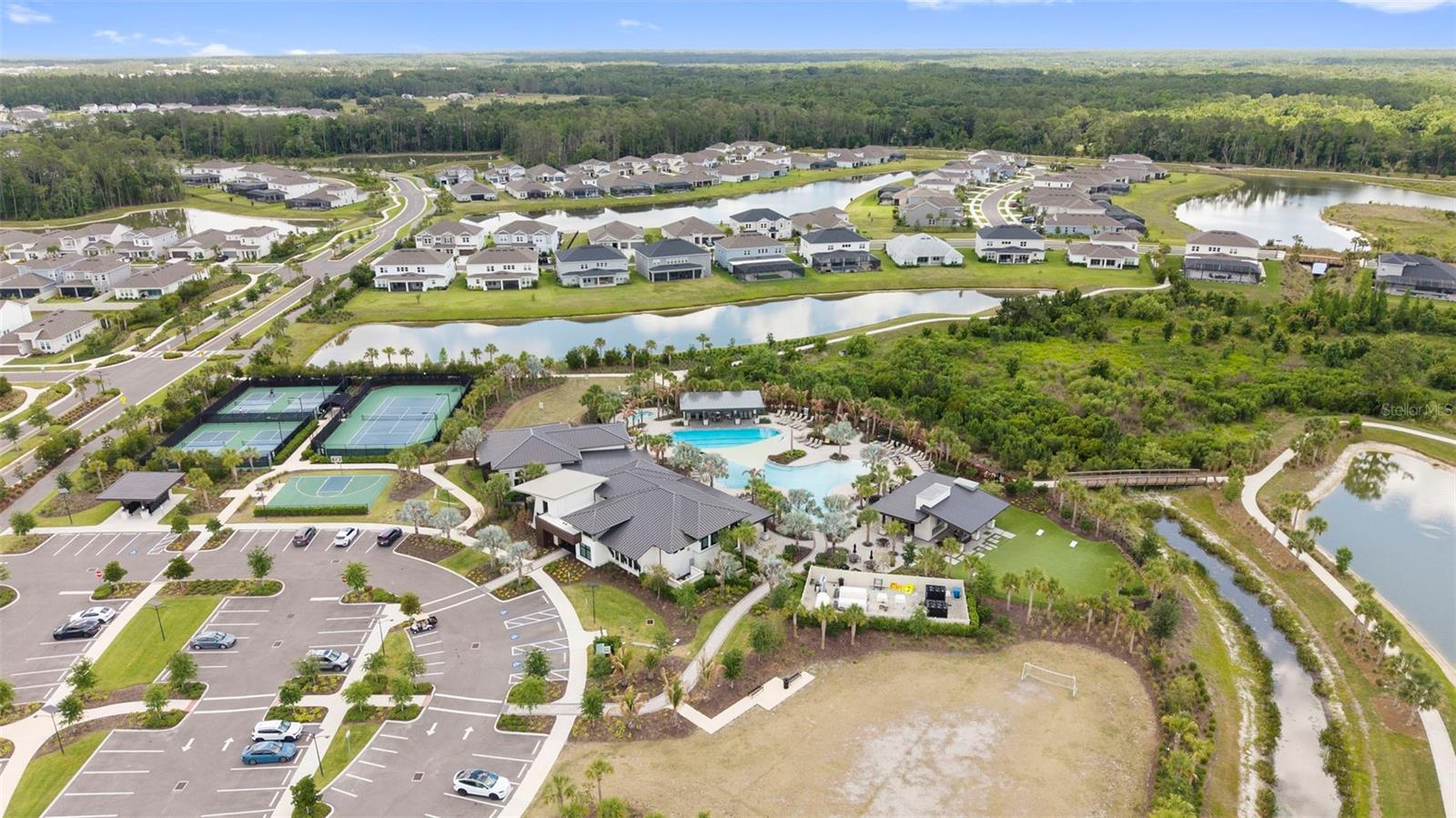 Tennis Courts/Pickle Ball, Pool, Cabanas, Cornhole