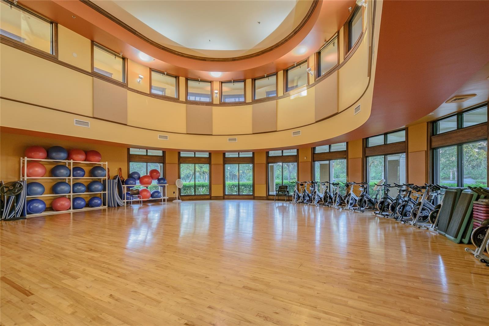 Indoor walking track for those hot days